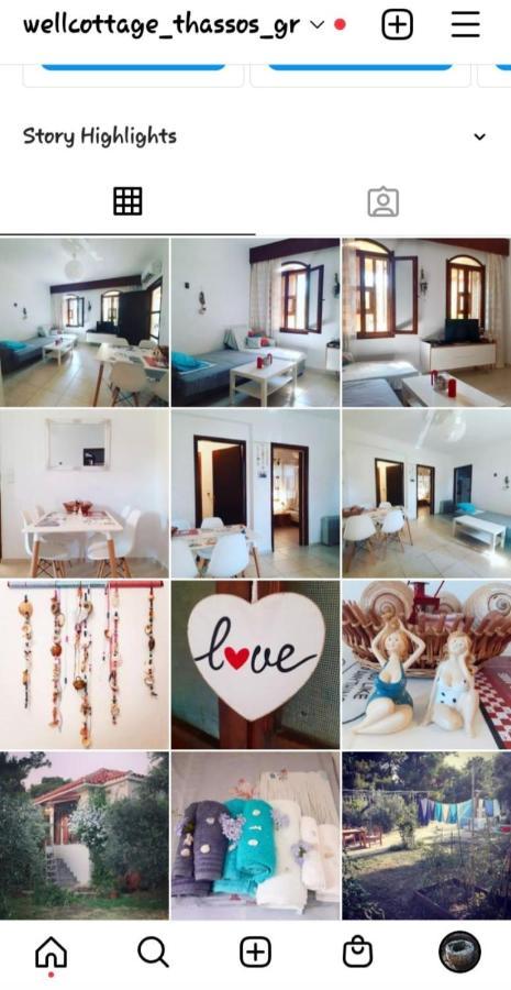 Το Σπίτι Με Το Πηγάδι - Wellcottage Thassos Skála Kallirákhis Exterior foto
